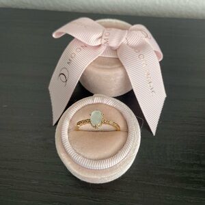 Moon Magic Aquamarine Ring